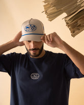 Gorra A Los Mares Los Pesares Beige Bohío (Beisbolera)