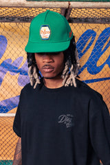 Gorra Futbol Criollo Verde Pasito Tun Tun (Beisbolera)