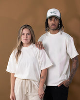 Camiseta Oversize Marfil 270 gr