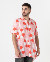 Camisa Hombre Salvavidas Rosada (Chalis)