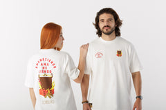 Camiseta Oversize Amaneciendo Discos Fuentes X Bohío (Algodón 270 Grs)