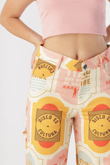 Pantalón Femenino las tías Discos Fuentes X Bohío (100% Algodón)