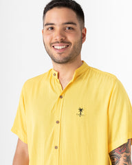 Camisa hombre cuello mao Taxi Driver (Chalis)