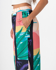 Pantalón mujer Isleña Pura multicolor (Tela náutica)
