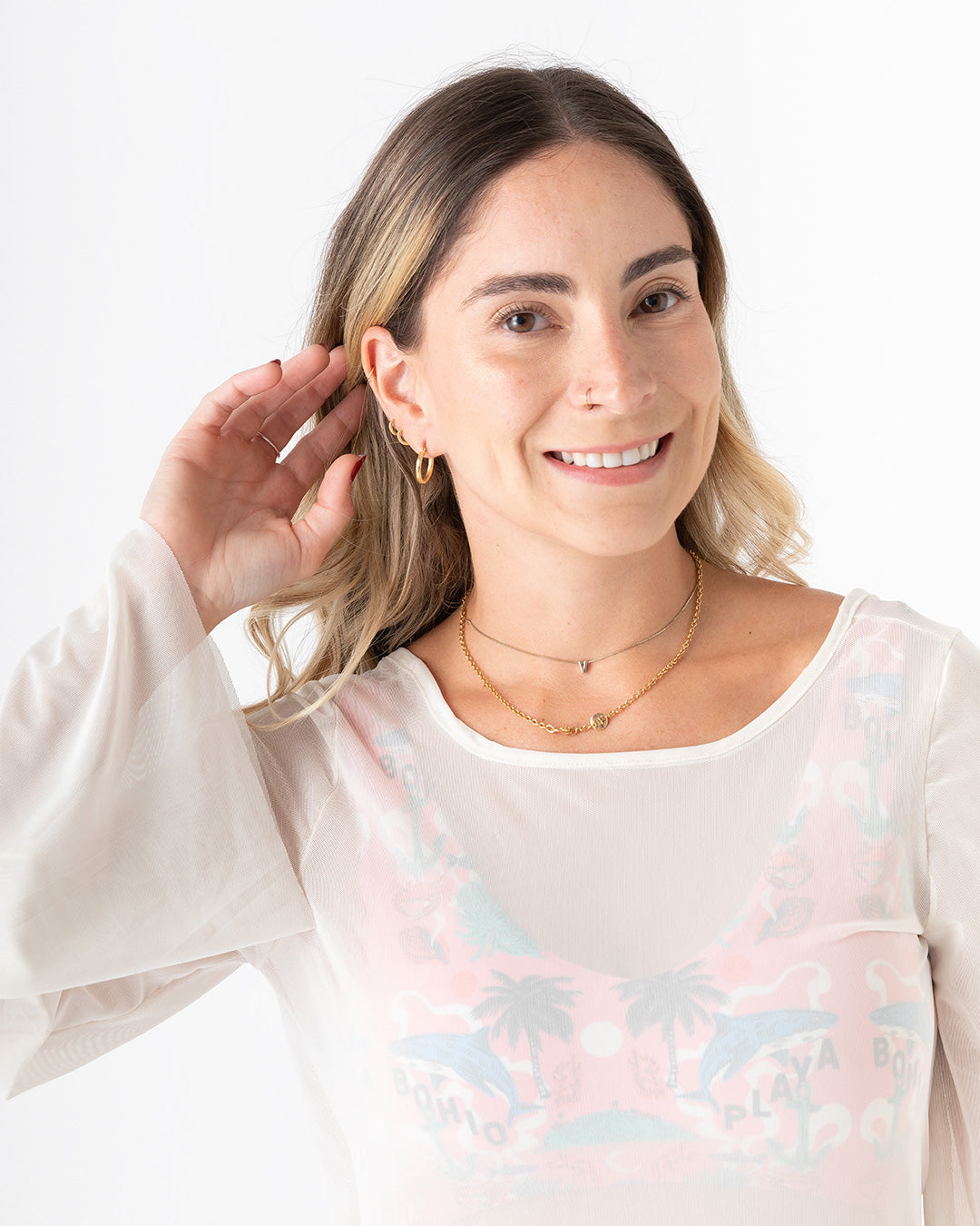 Salida de Baño Mujer blanca