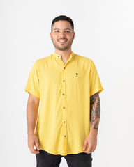 Camisa hombre cuello mao Taxi Driver (Chalis)