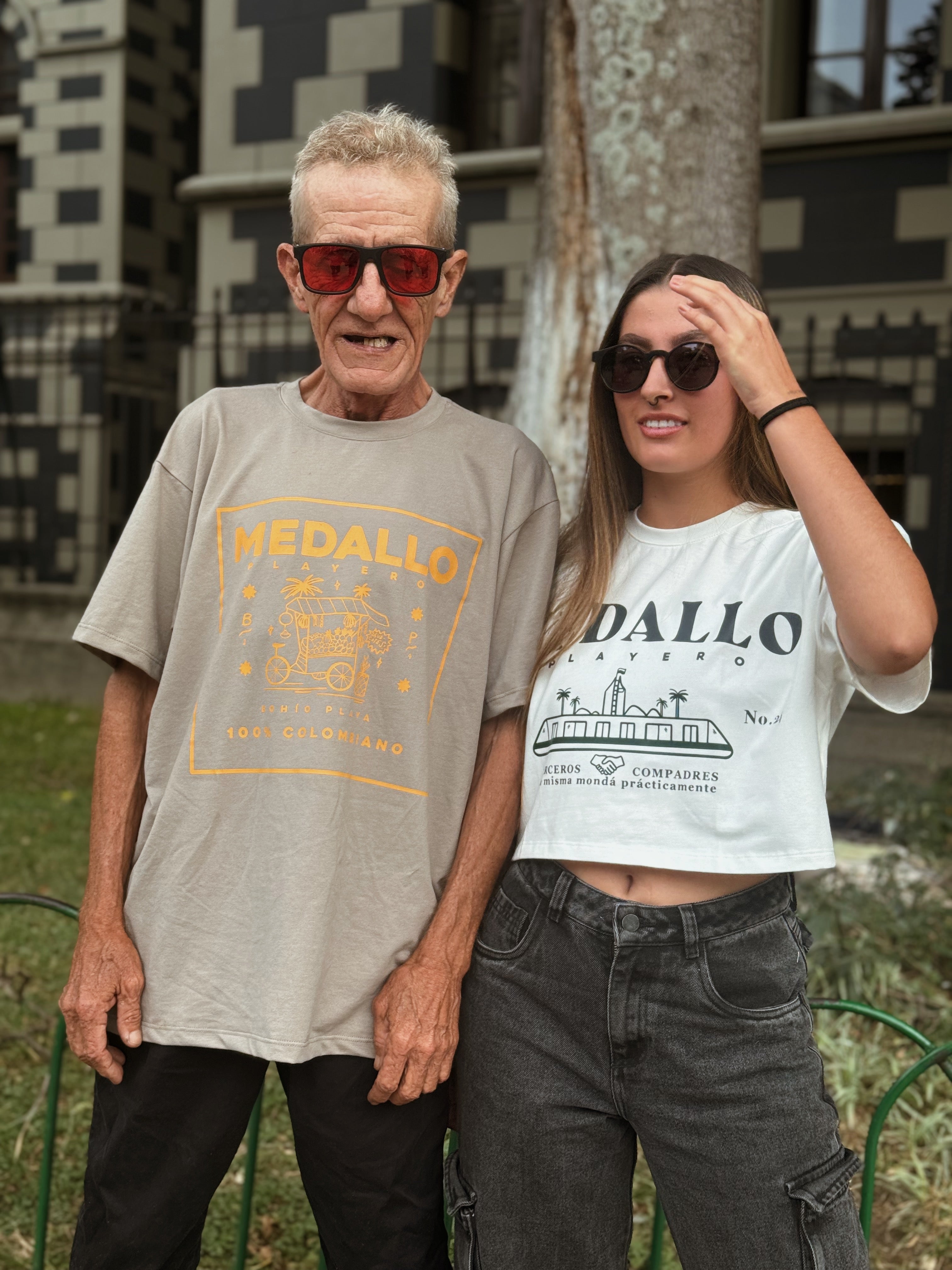 Camiseta Oversize unisex Medallo Playero (Algodón 230gr)