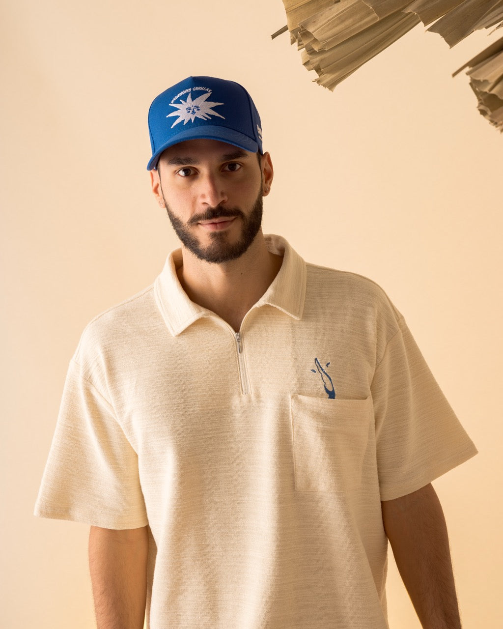 Gorra A Los Mares Los Pesares Azul Vacaciones Criollas (Beisbolera)
