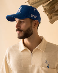 Gorra A Los Mares Los Pesares Azul Vacaciones Criollas (Beisbolera)