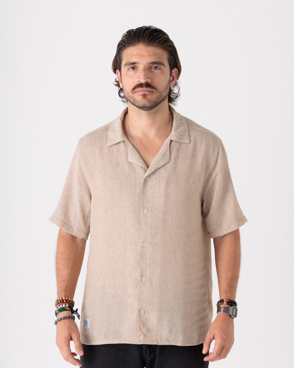 Camisa Masculina Básica Cubana (Pol 100%)