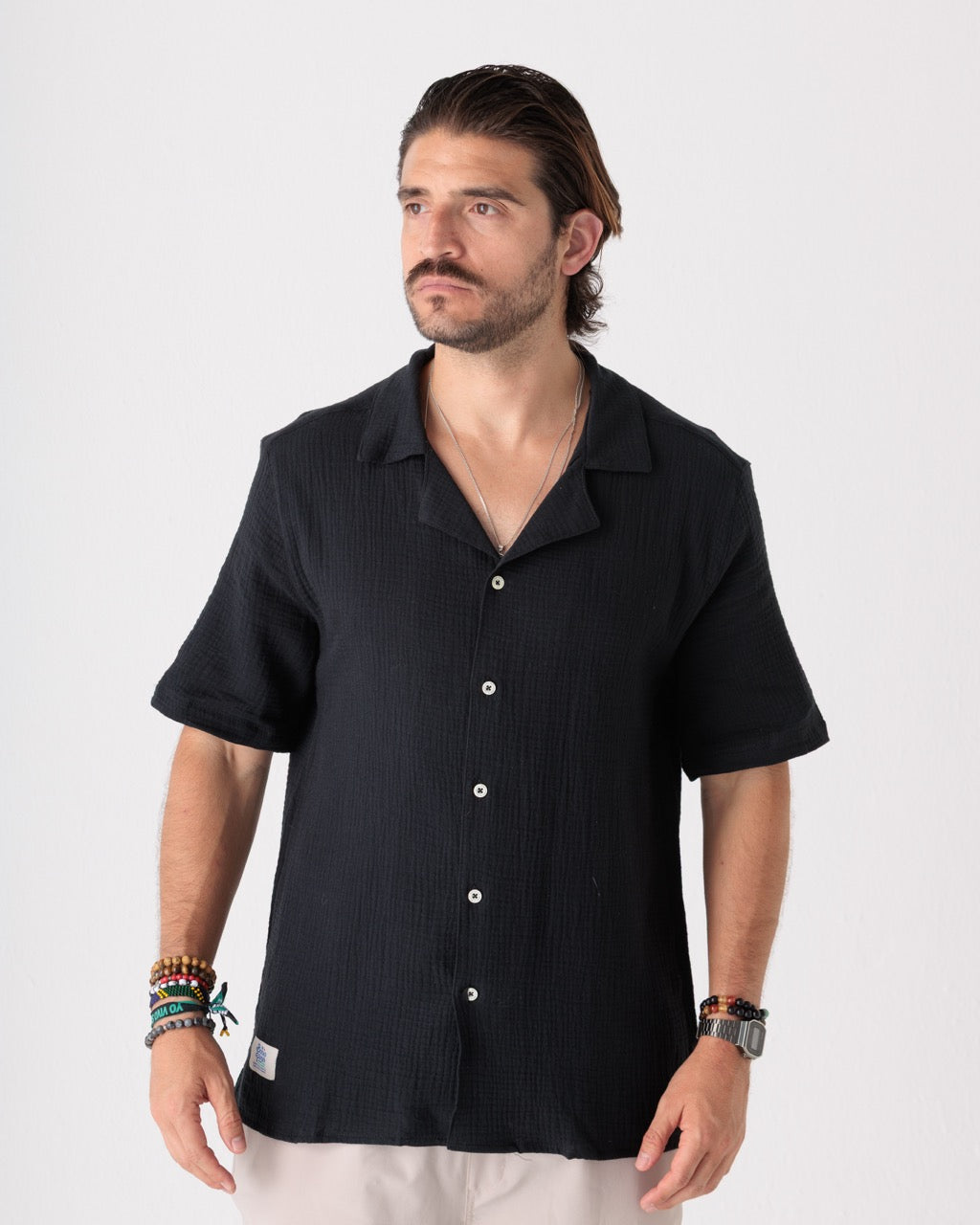 Camisa Masculina Básica Veraneo (Algodon 100%)