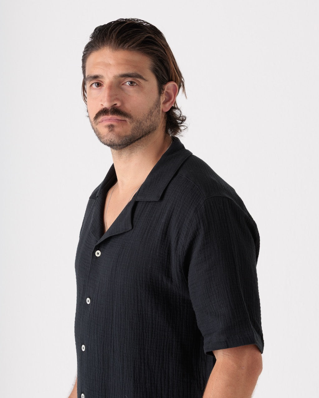 Camisa Masculina Básica Veraneo (Algodon 100%)