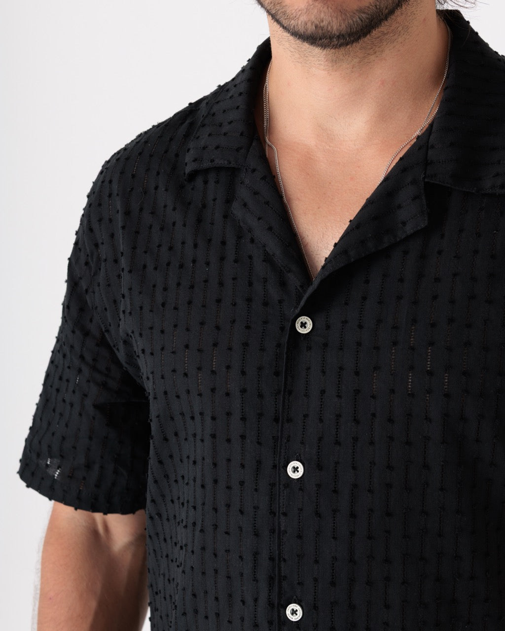 Camisa Masculina Básica Elegancia Tropical (Algodón 100%)
