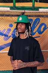 Gorra Futbol Criollo Verde Pasito Tun Tun (Beisbolera)