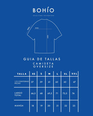 Camiseta Unisex Oversize Pola y Playa Verde (Algodón 270 grs)