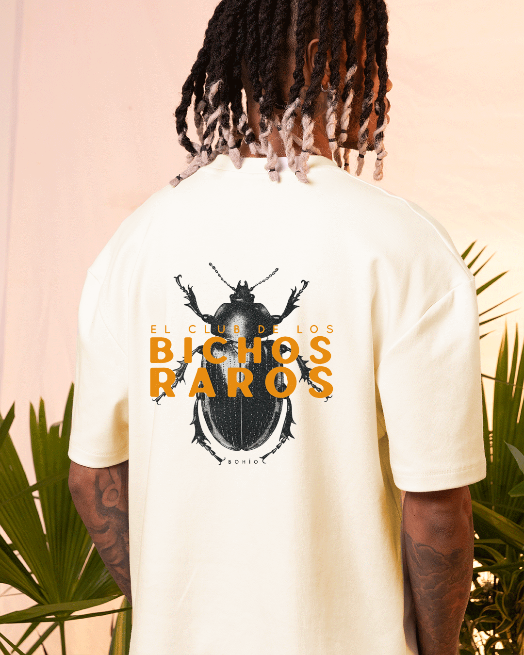 Camiseta Unisex Oversize Bichos Raros (Algodón 320 gr)