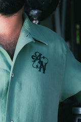 Camisa Unisex Boxy 1989, Verde Pistacho Atlético Nacional X Bohío (Rayón)