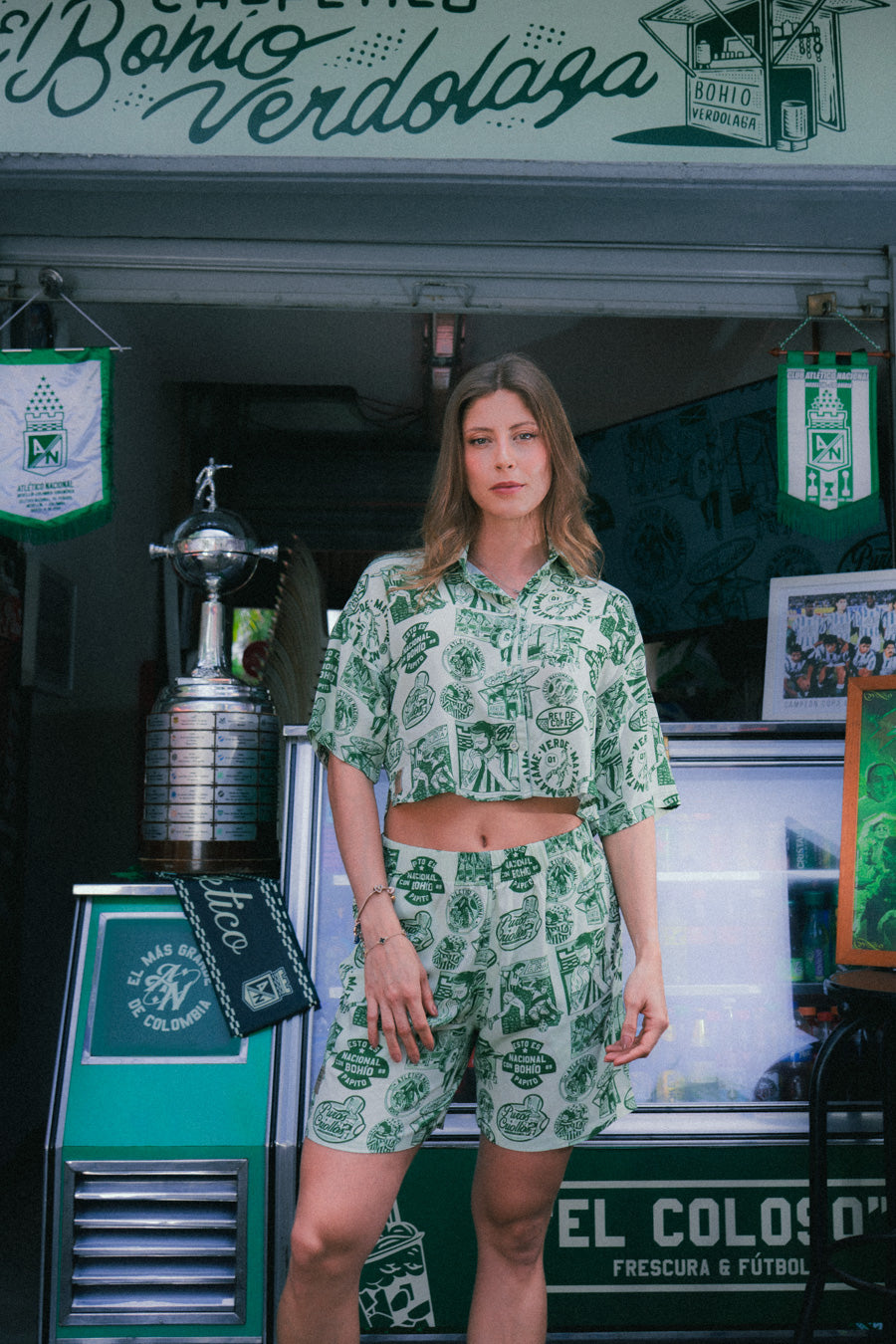 Camisa Mujer Atlético Nacional X Bohio (Rayón)