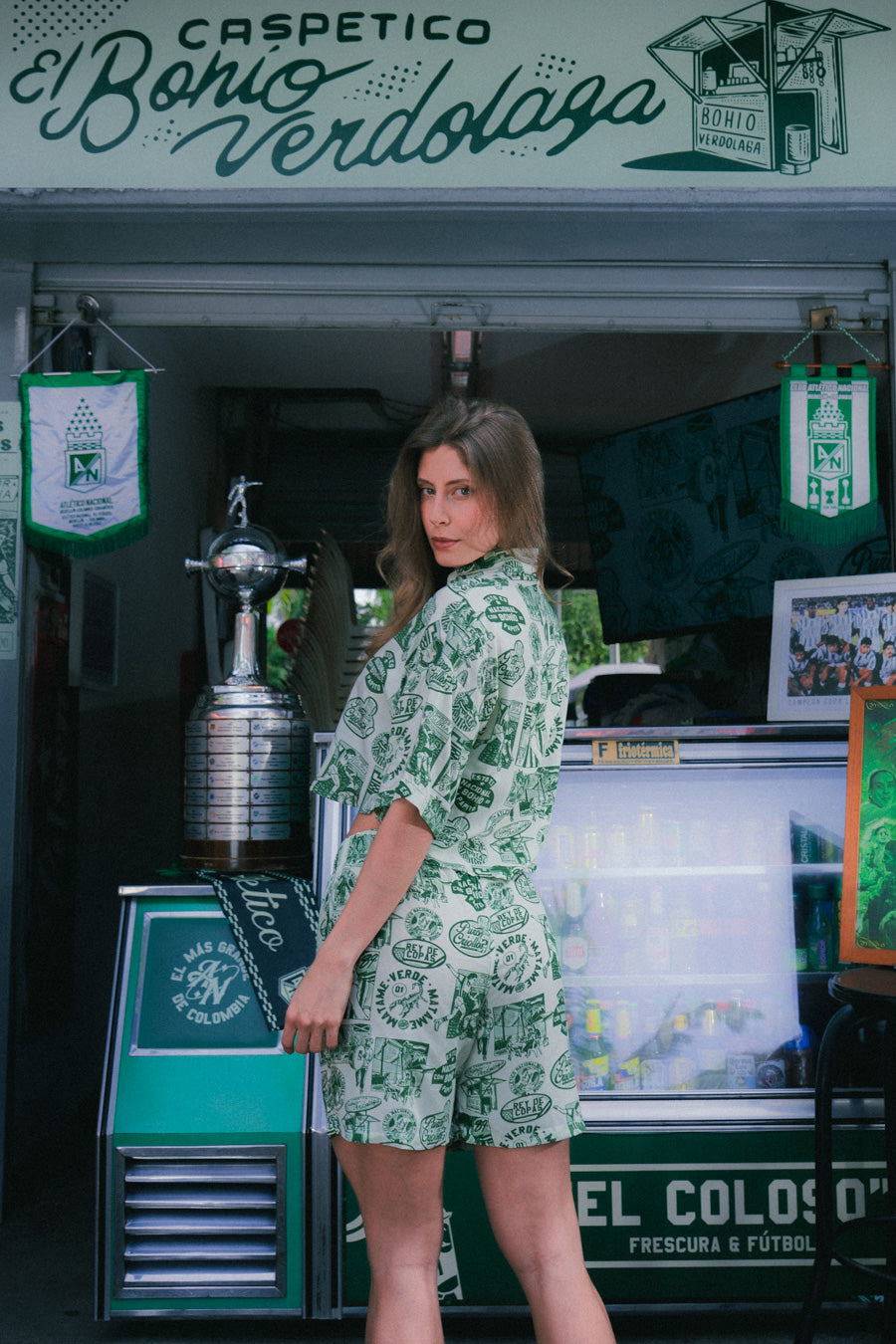 Camisa Mujer Atlético Nacional X Bohio (Rayón)