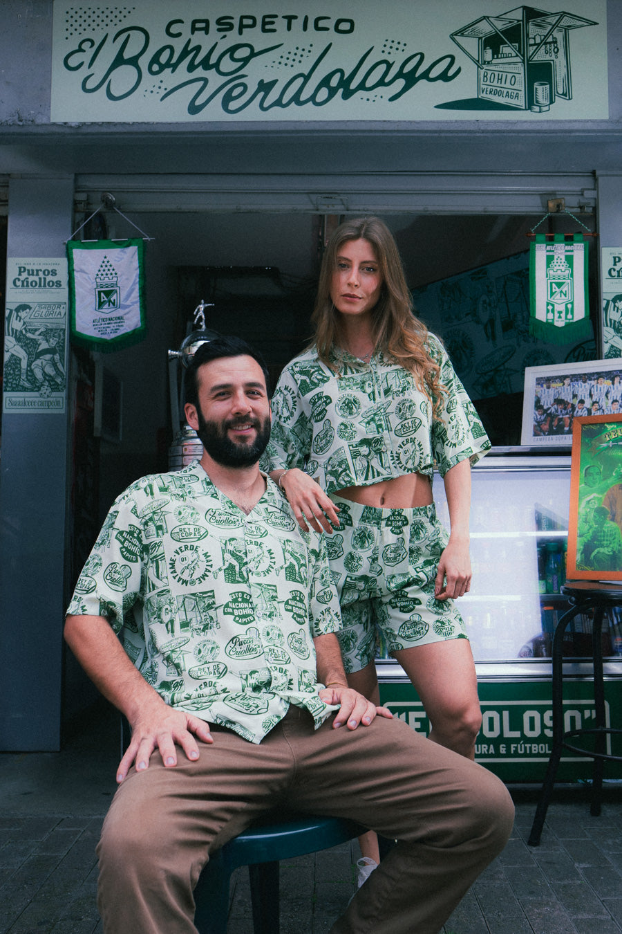 Camisa Mujer Atlético Nacional X Bohio (Rayón)