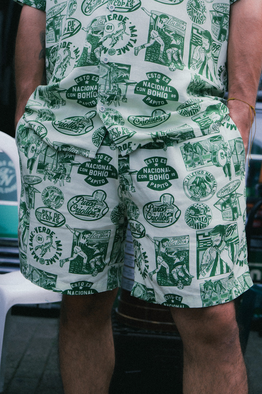 Short Unisex Atlético Nacional X Bohio (Rayón)