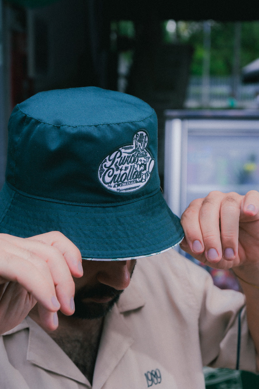 Bucket Hat Atlético Nacional X Bohio (Doble Faz)