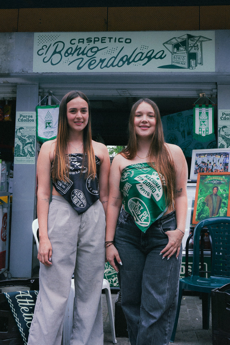 Pañoleta Atlético Nacional X Bohio Verde