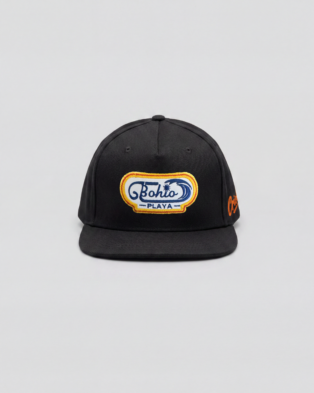 Gorra Futbol Criollo Negra Bohío (Beisbolera)