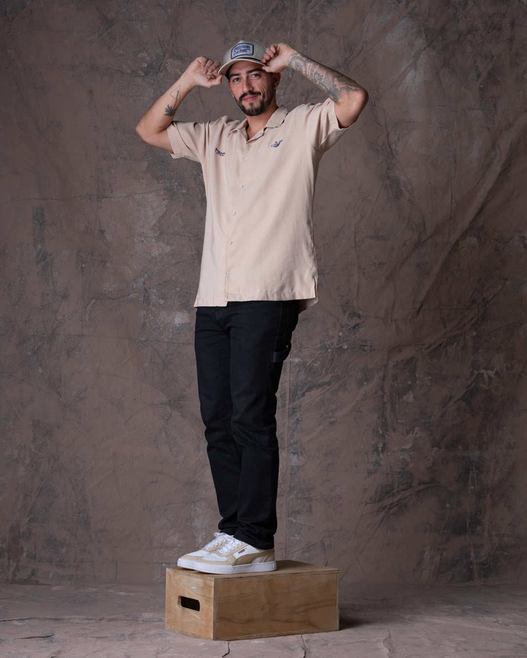 Camisa Unisex Dunan X Bohío Caqui (Rayón)