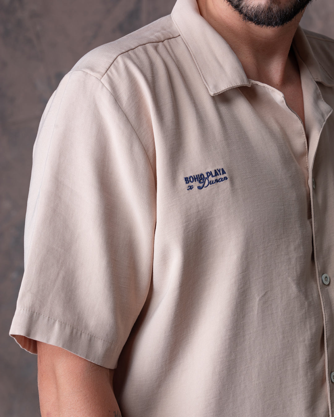 Camisa Unisex Dunan X Bohío Caqui (Rayón)