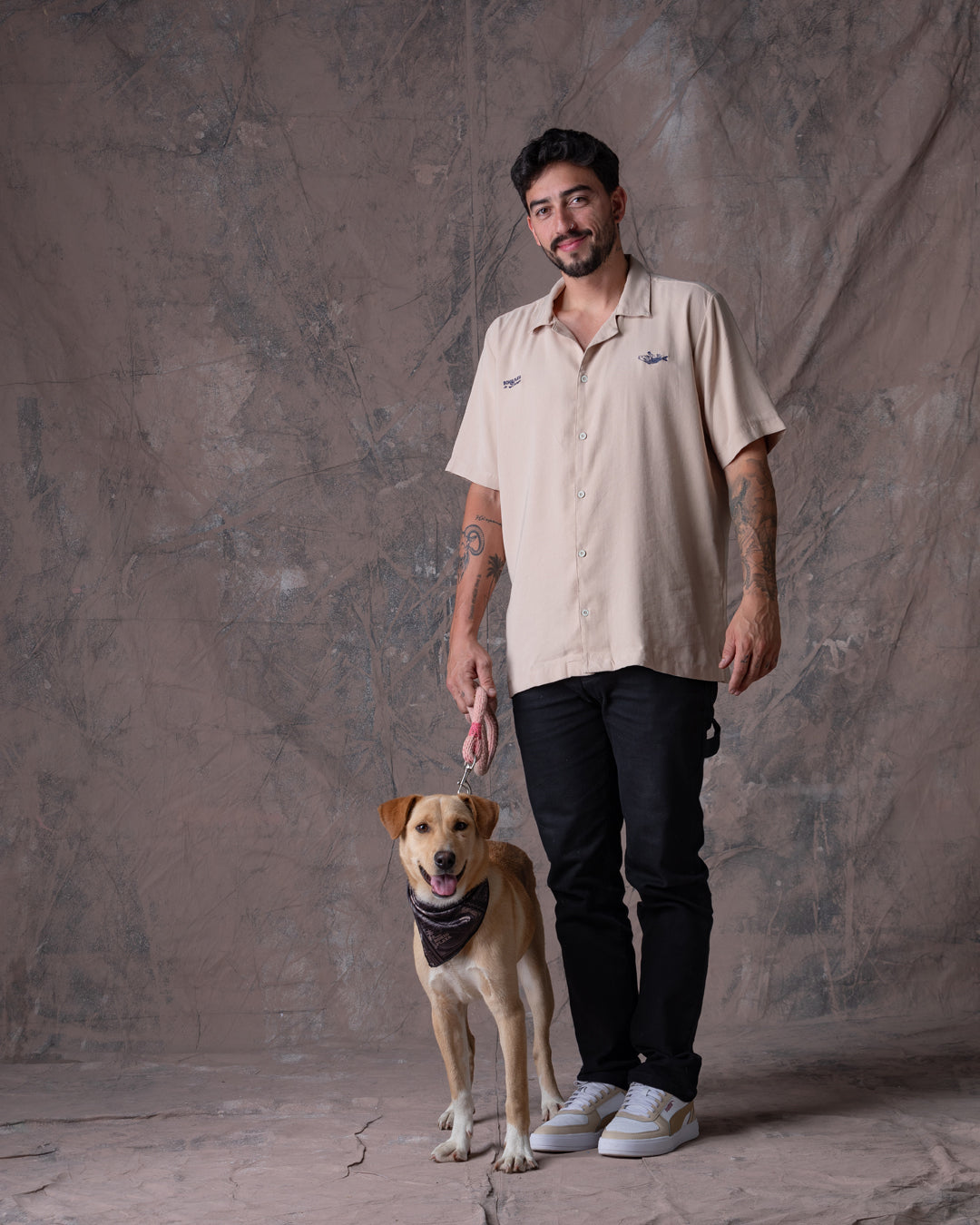 Camisa Unisex Dunan X Bohío Caqui (Rayón)