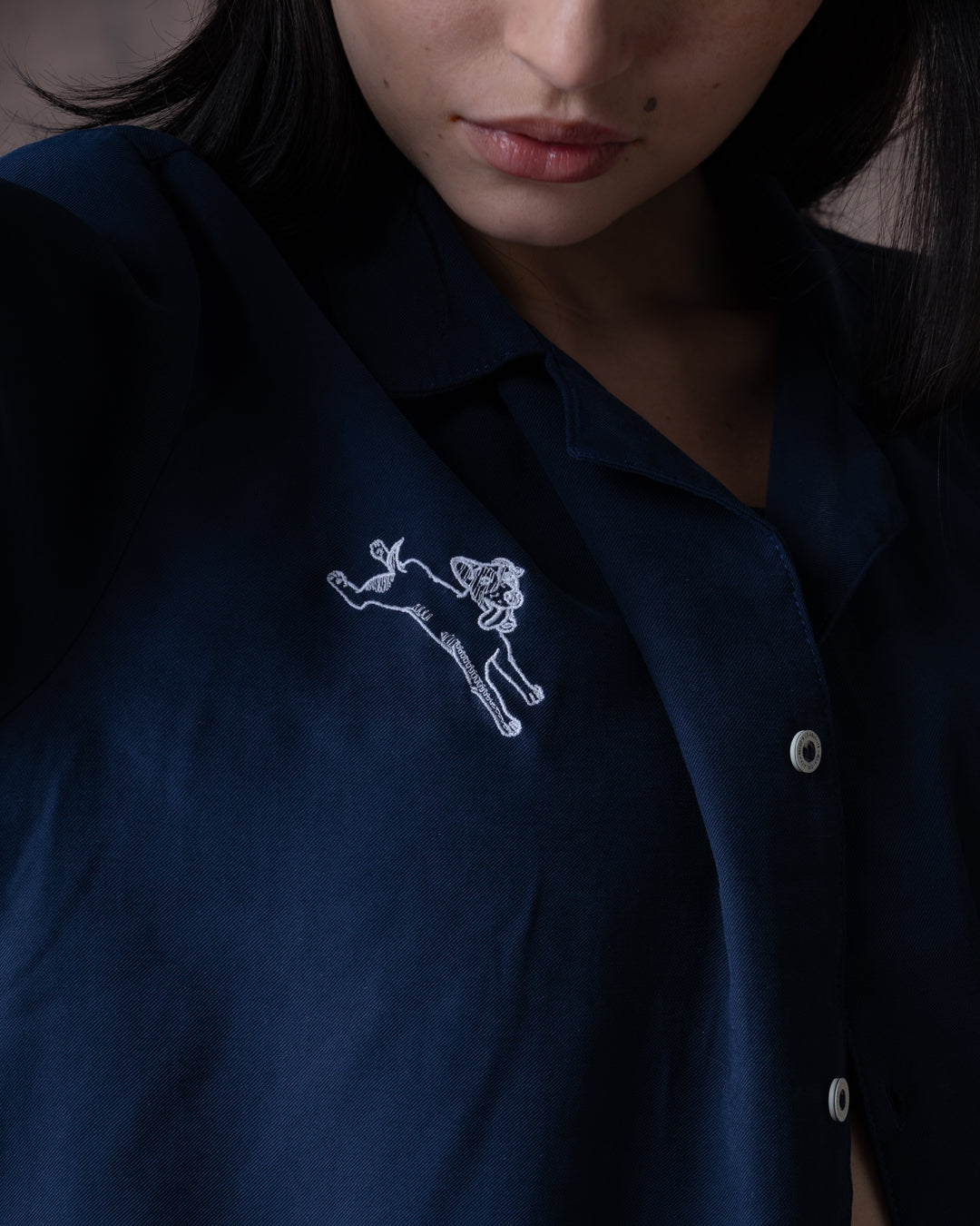 Camisa Unisex Dunan X Bohío Azul (Rayón)