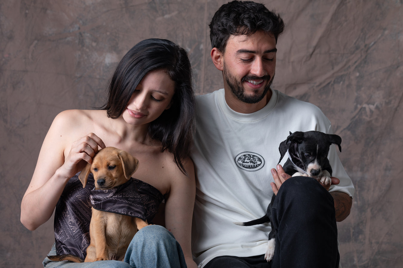 Pañoleta Mascota Raza Pequeña Dunan X Bohio (Tela Eco)