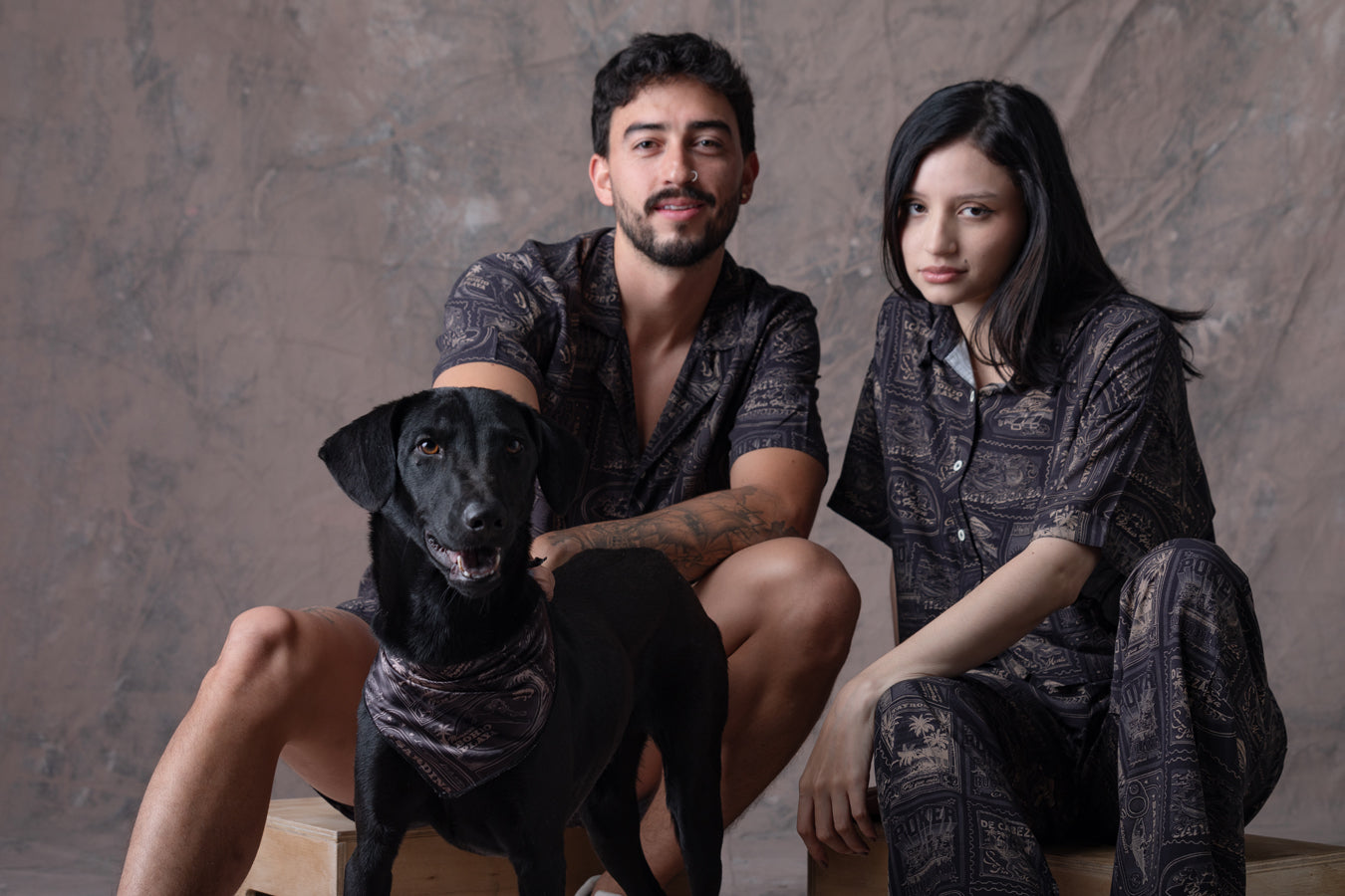 Pantalón Mujer Perritos Y Gaticos - Dunan X Bohío - (rayón)