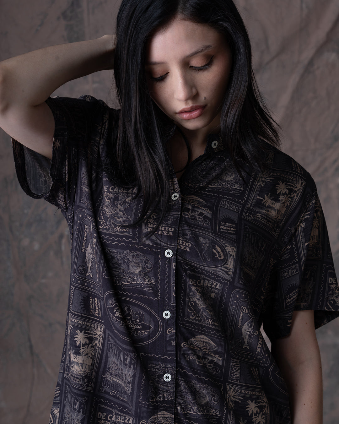 Camisón Mujer Perritos Y Gaticos Dunan X Bohío -Talla unica (Rayón)