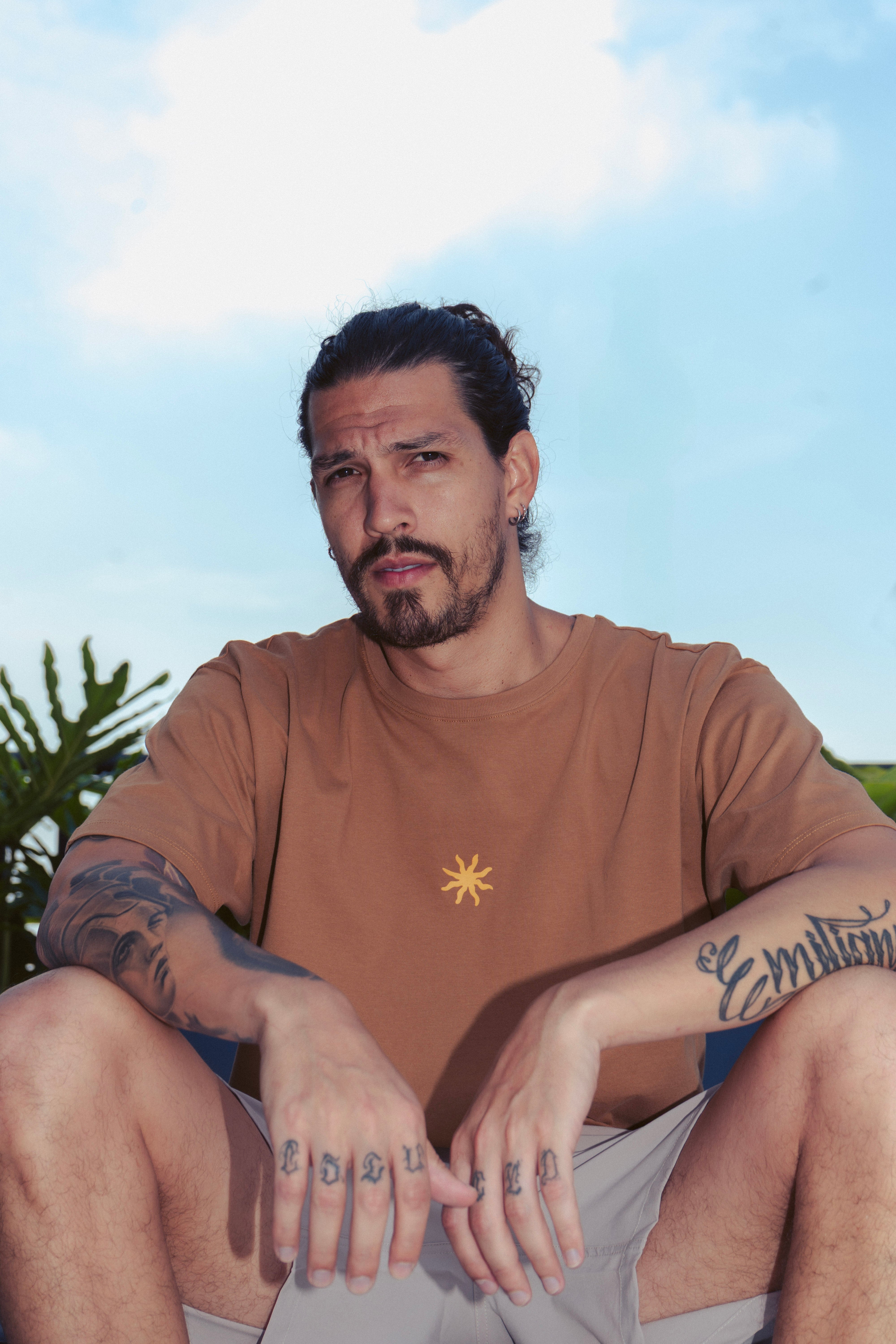Camiseta Unisex Oversize Renacer Mostaza (190gr algodón)