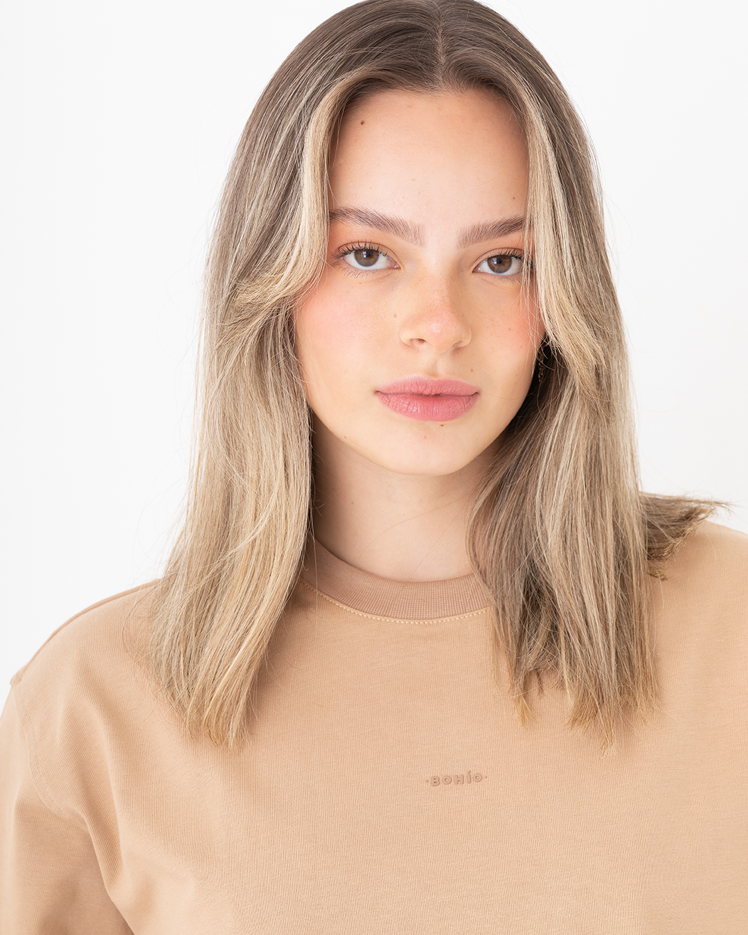 Camiseta unisex Oversize Caqui Algodón 303 gr
