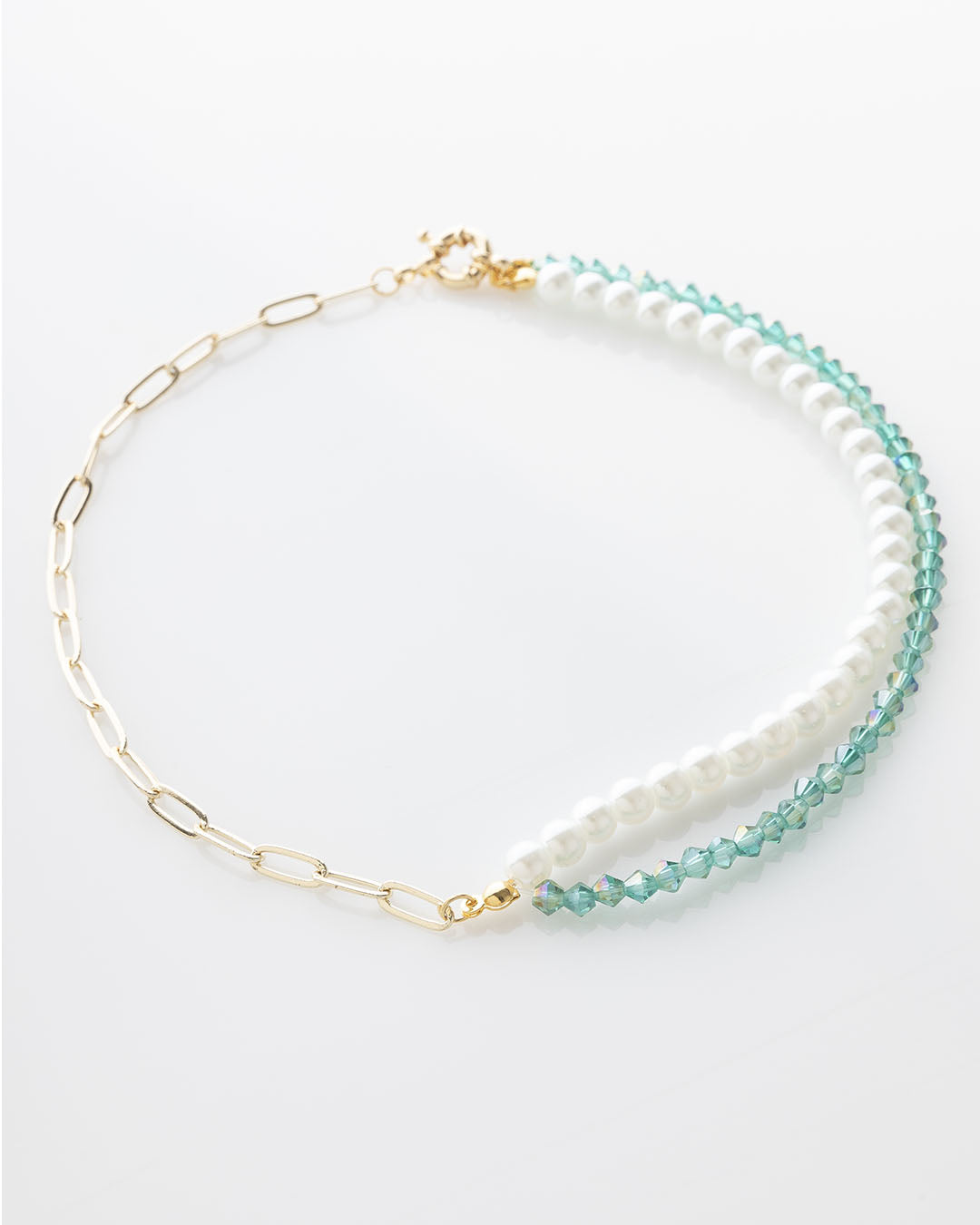 Collar Perla del Caribe baño en oro