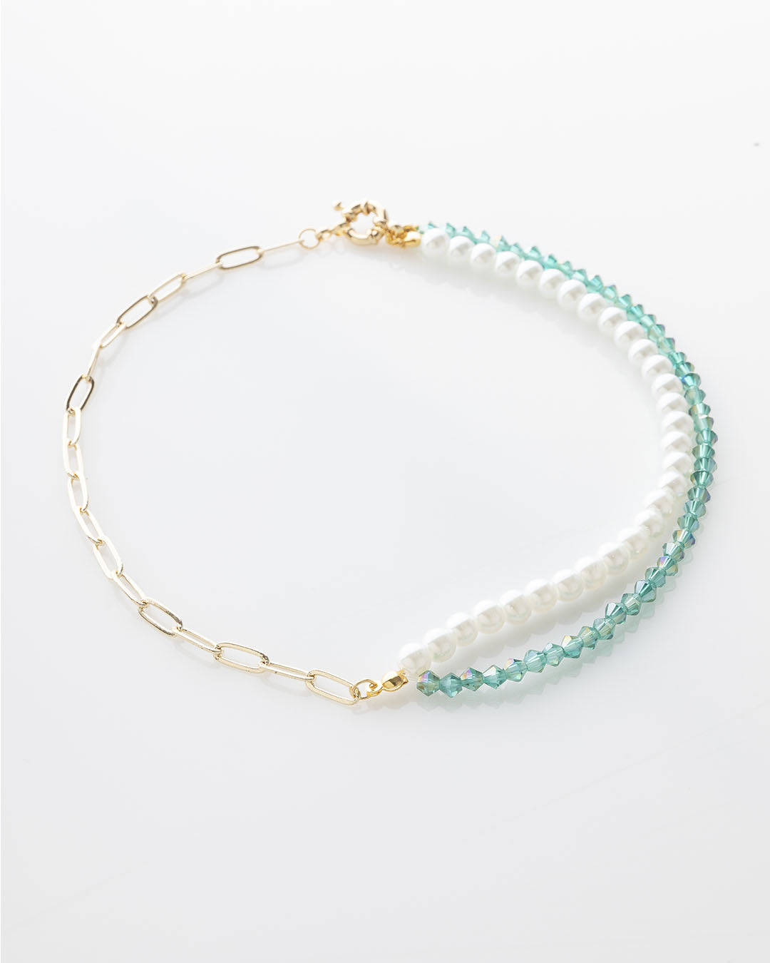 Collar Perla del Caribe baño en oro