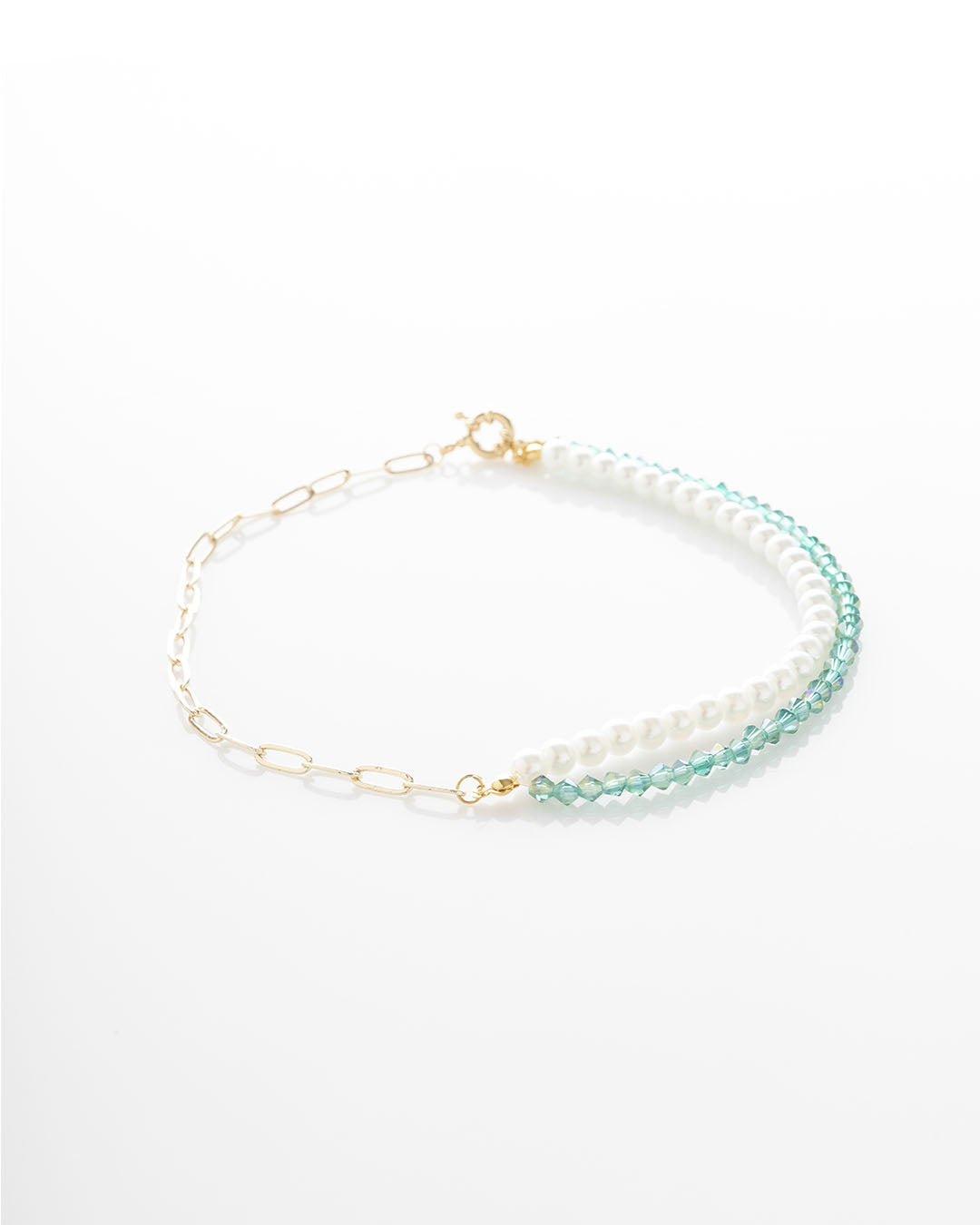 Collar Perla del Caribe baño en oro