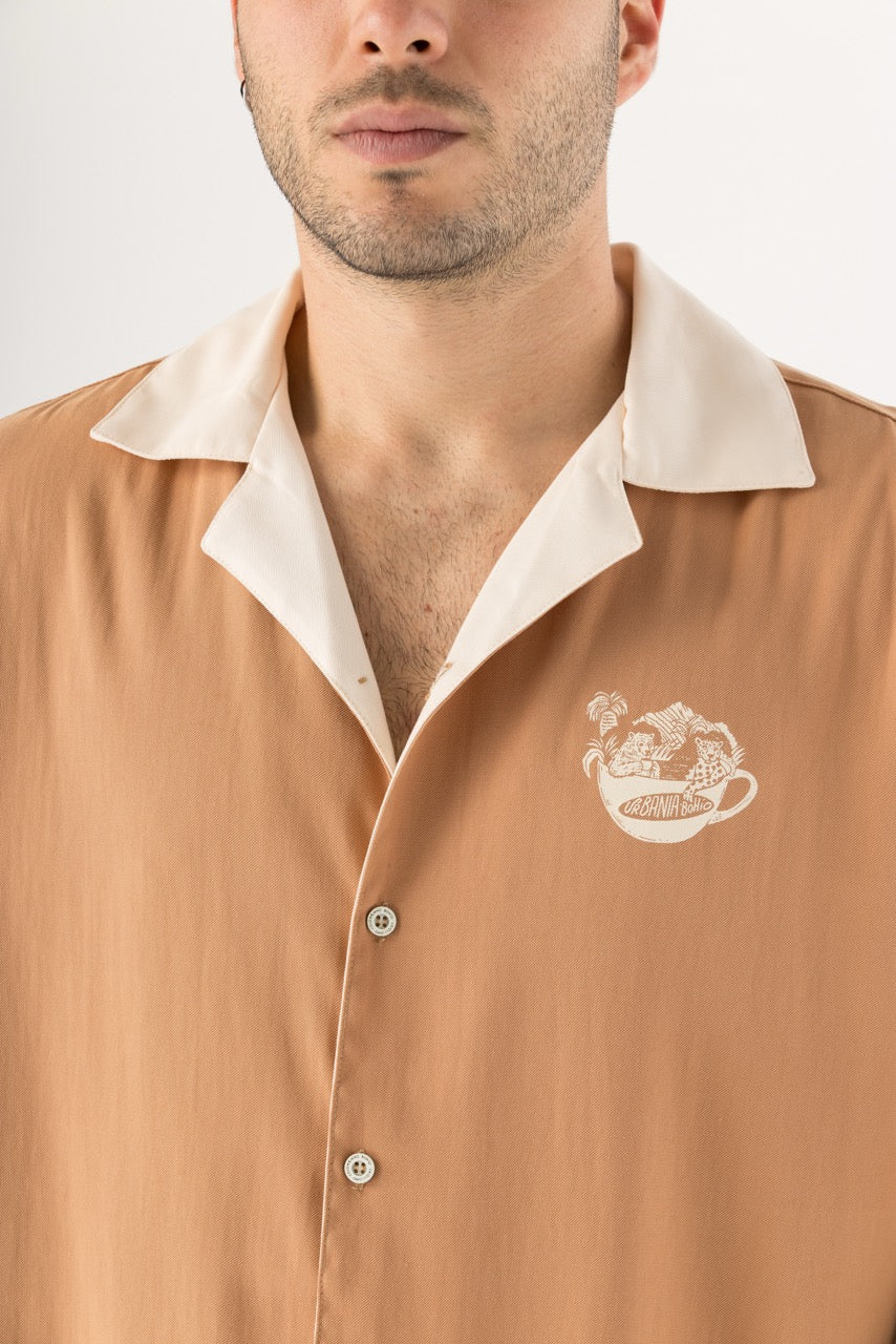 Camisa Unisex Guardianes Urbania X Bohío Boxy Fit (Rayón)