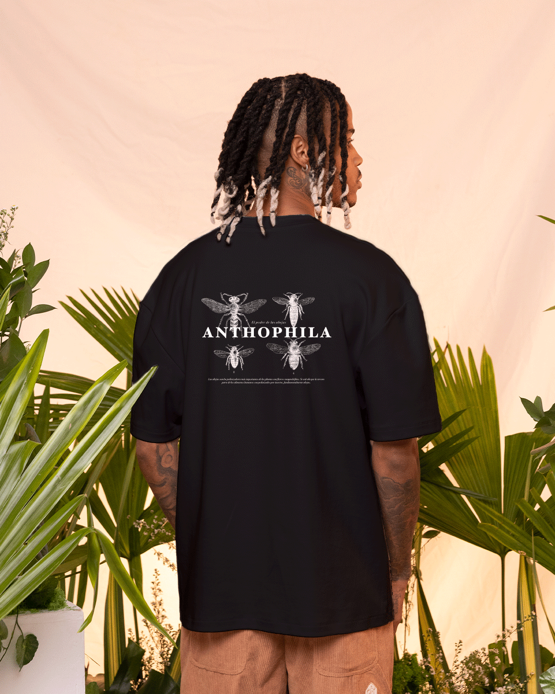 Camiseta Unisex Oversize El Poder De Las Abejas (Algodón 320 gr)